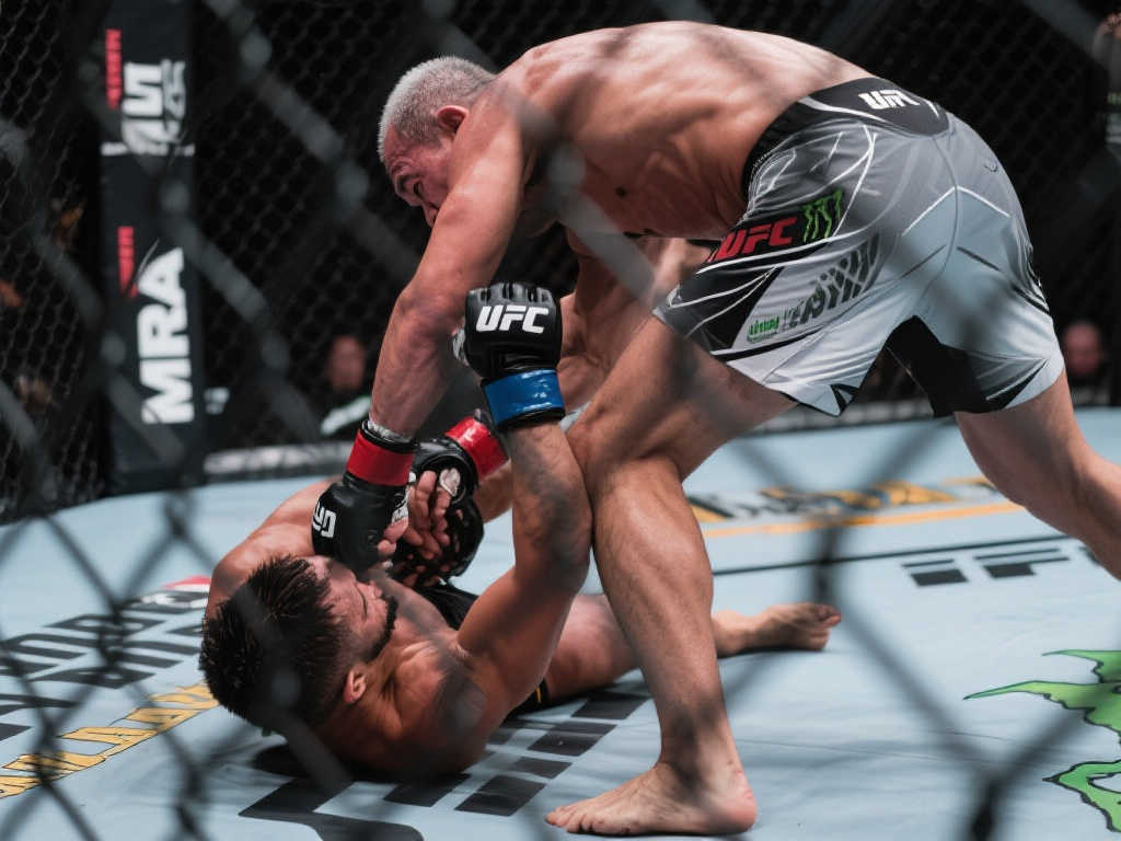 惊艳表现:'子弹'在雏量级以十字固降服前冠军佩尼亚 惊艳表现:'子弹'在雏量级以十字固降服前冠军佩尼亚